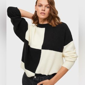 MANGO Colorblock Sweater
